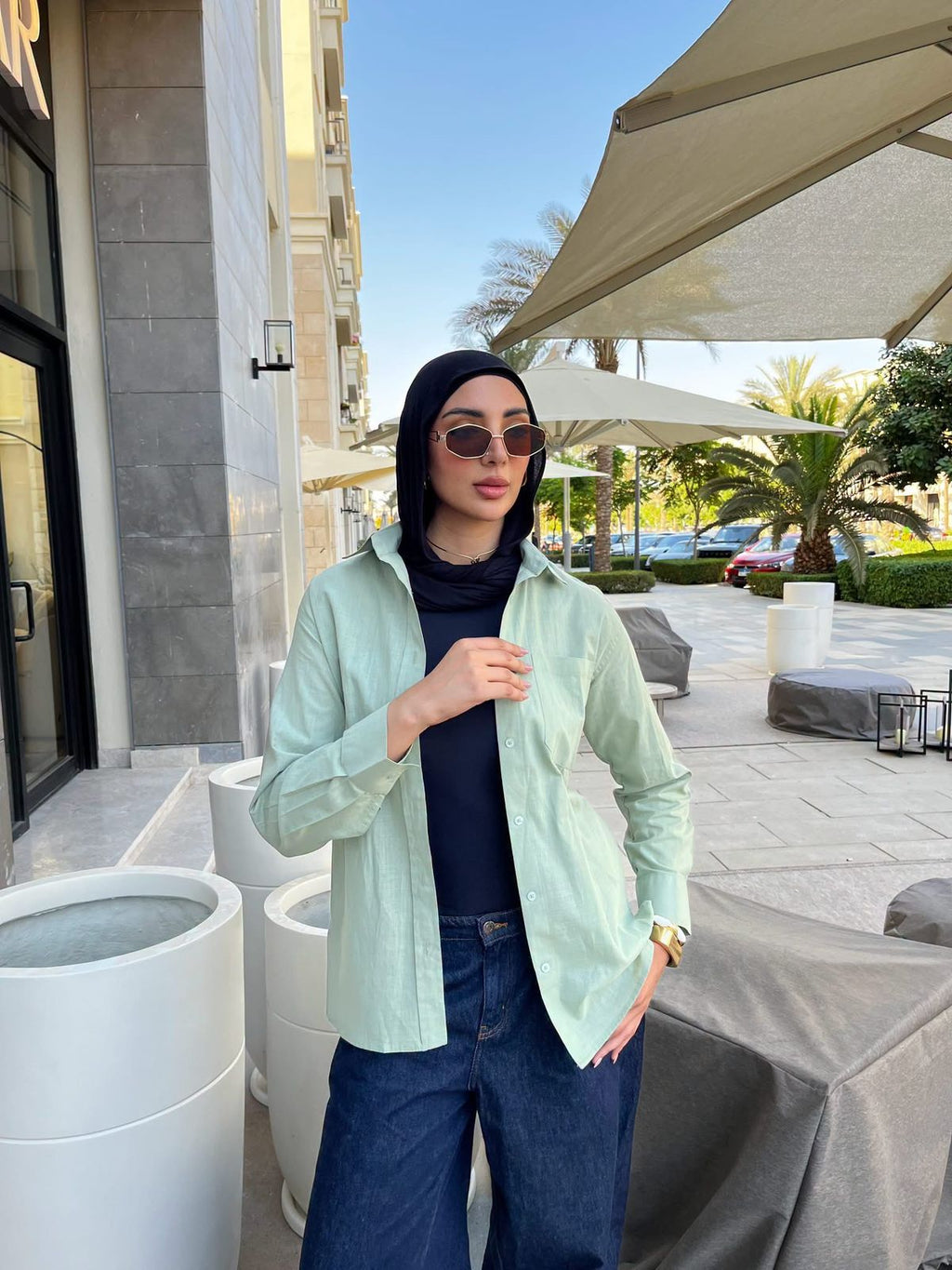 Pure linen shirt