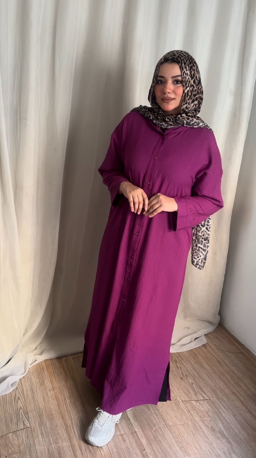 Long-sleeve shirt + dress 1*2