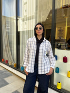 Plaid linen shirt
