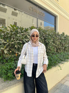 Plaid linen shirt