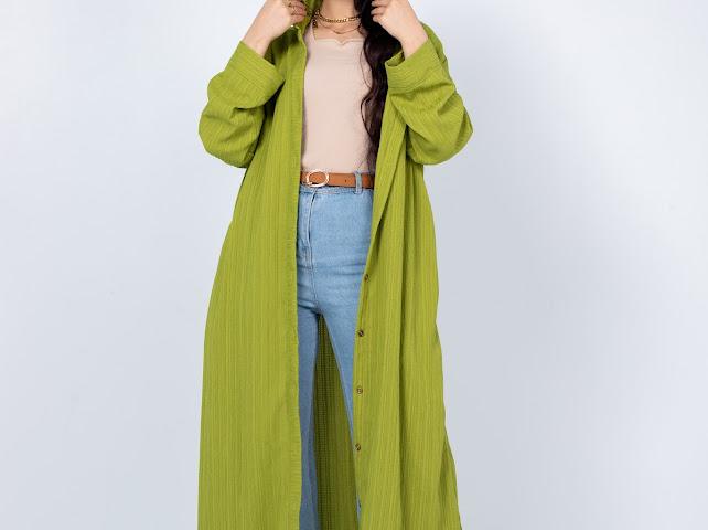 Long-sleeve shirt + dress 1*2