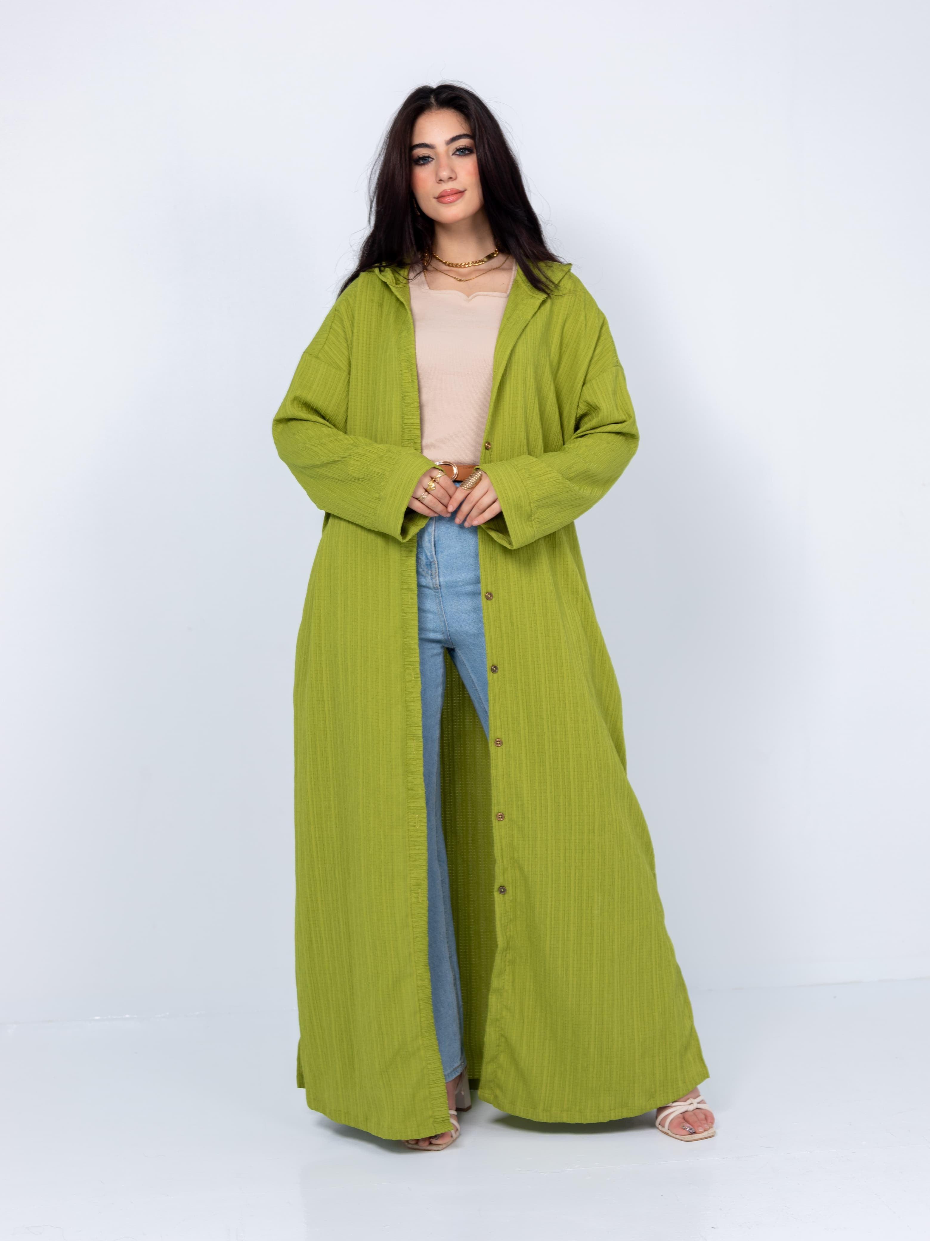 Long-sleeve shirt + dress 1*2