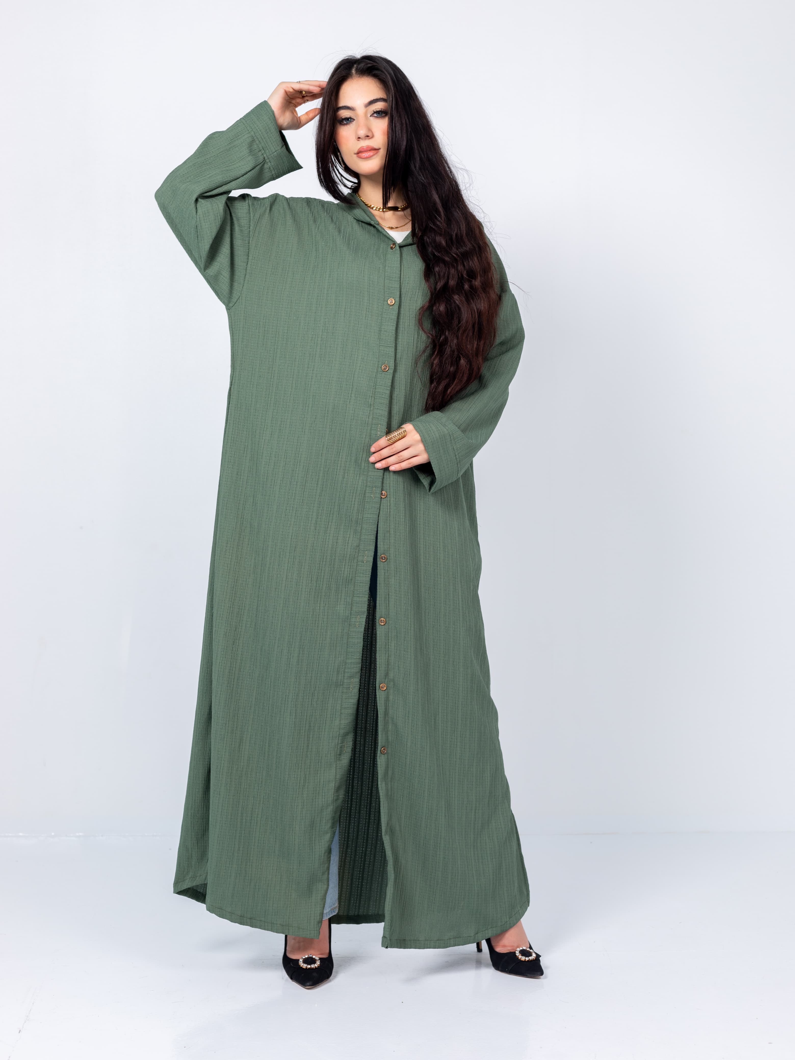 Long-sleeve shirt + dress 1*2