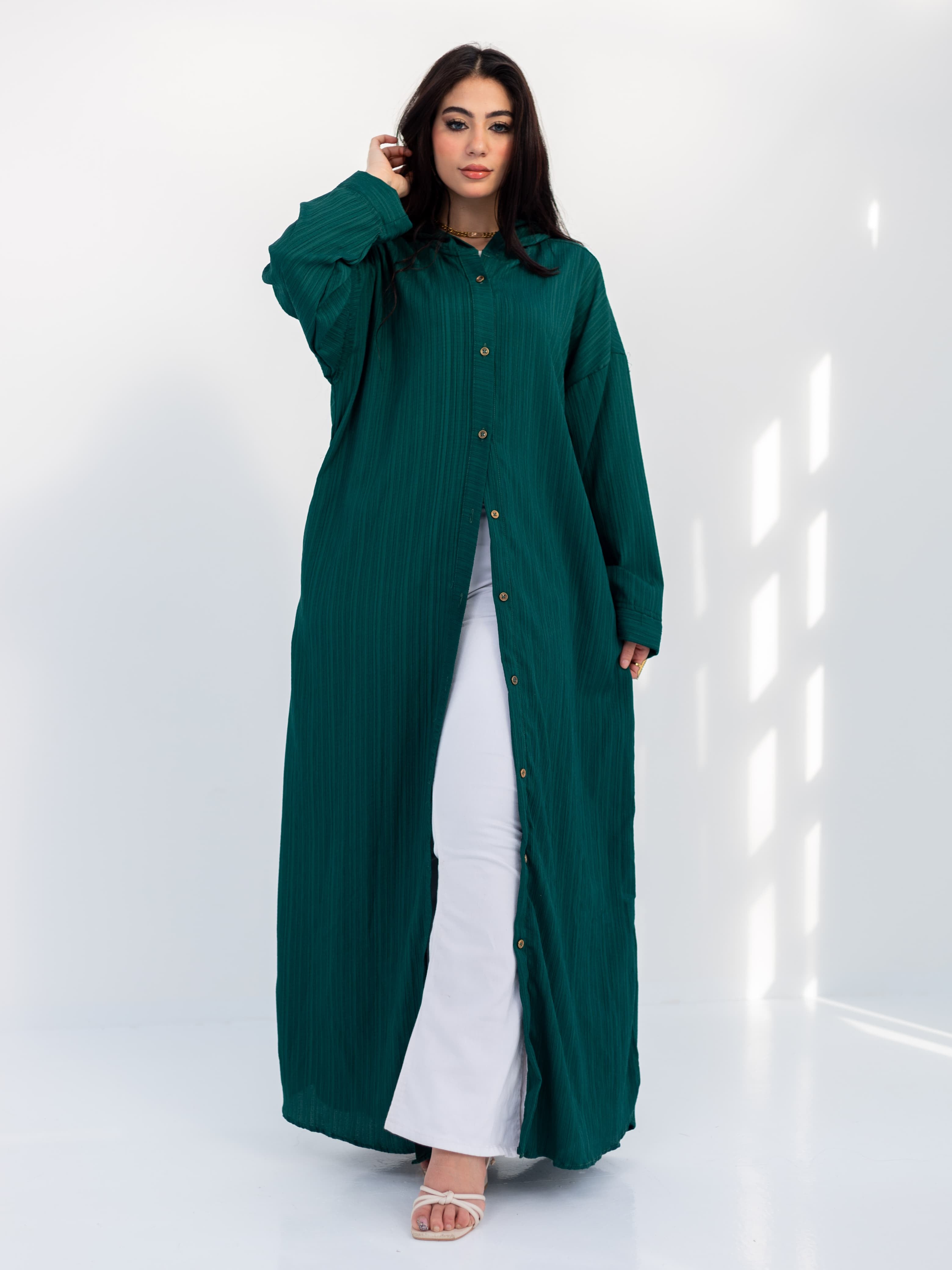 Long-sleeve shirt + dress 1*2