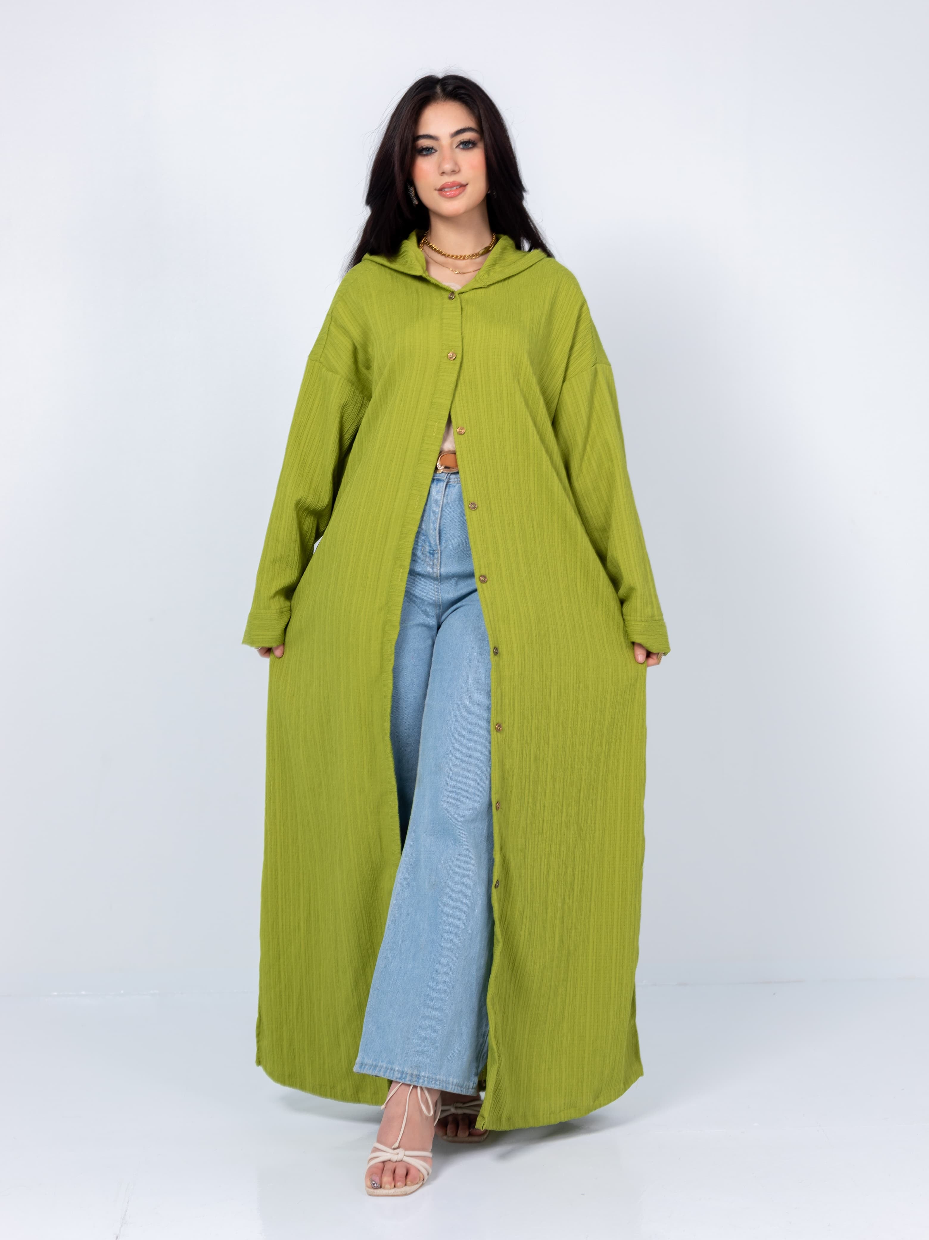 Long-sleeve shirt + dress 1*2
