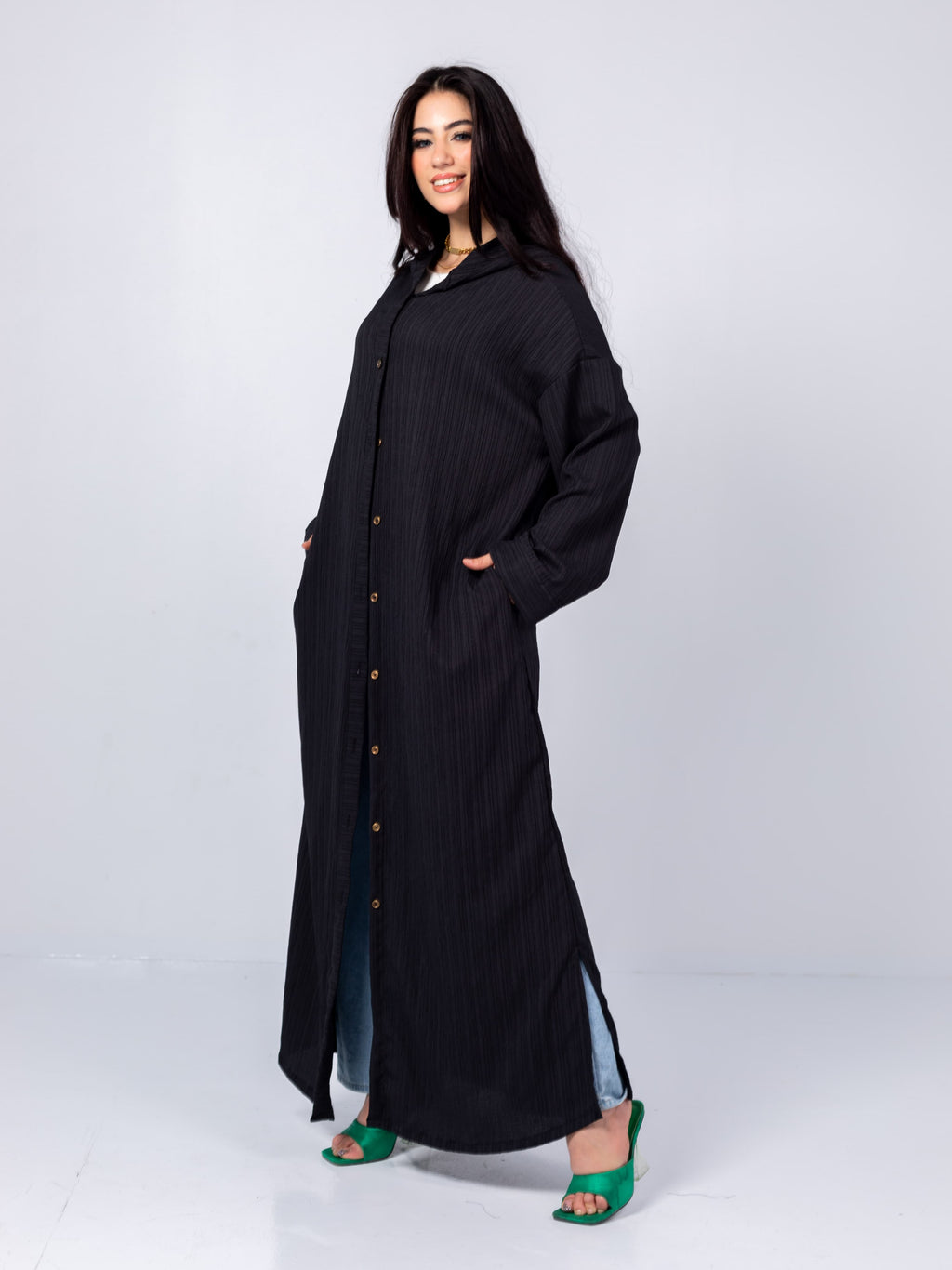 Long-sleeve shirt + dress 1*2