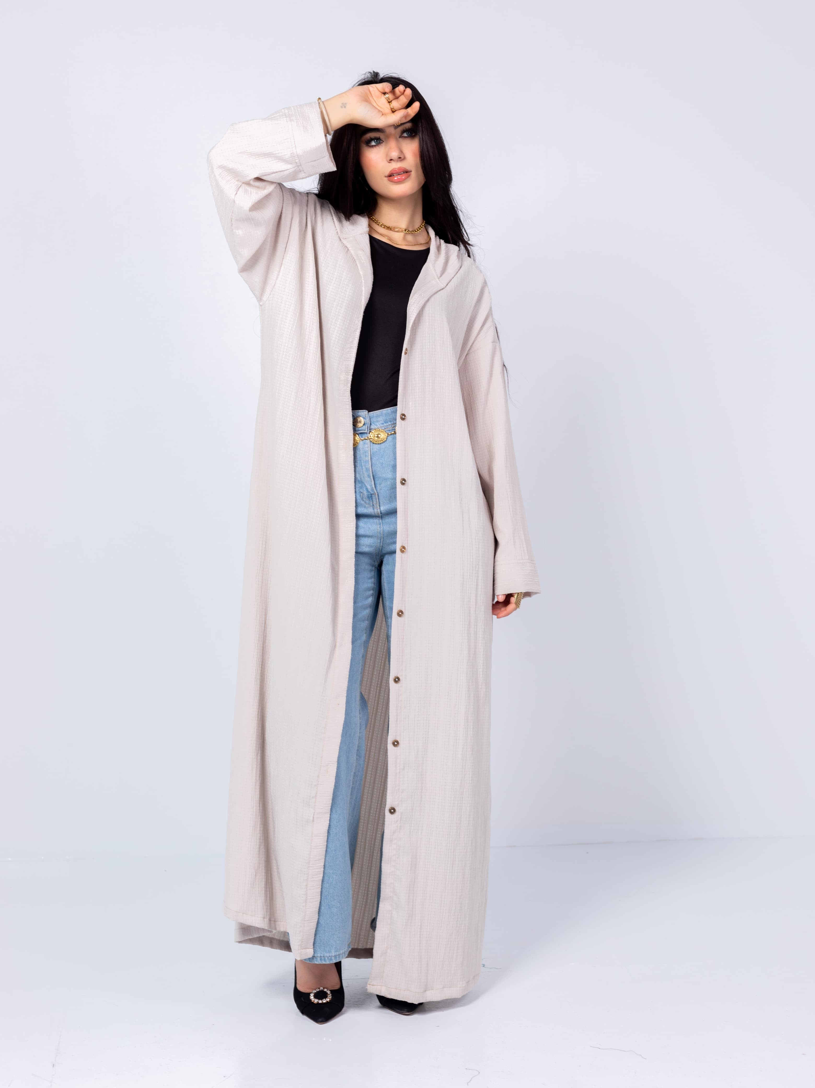 Long-sleeve shirt + dress 1*2