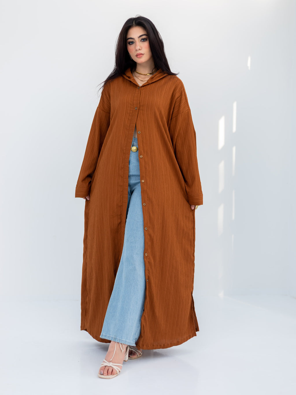 Long-sleeve shirt + dress 1*2