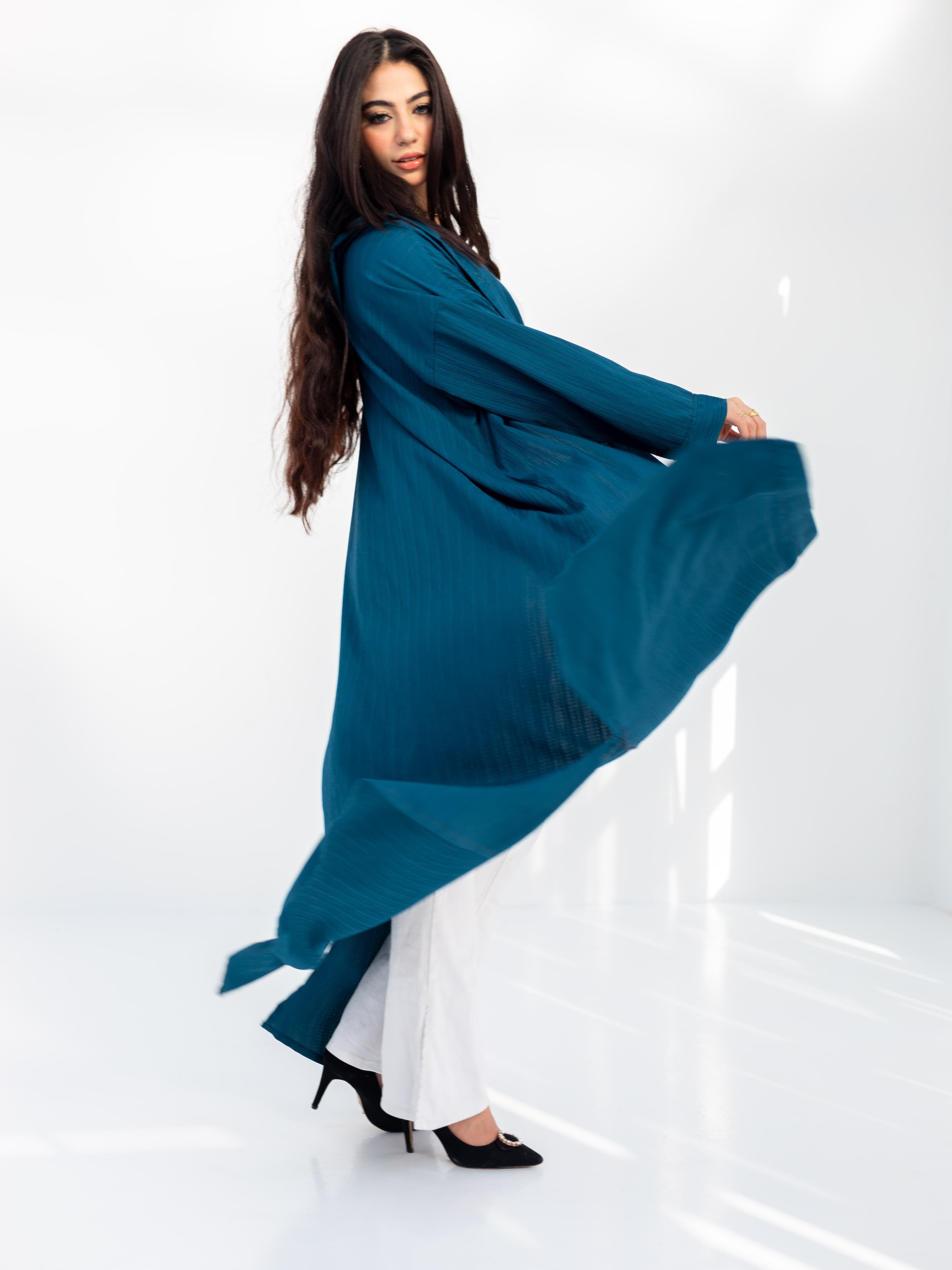 Long-sleeve shirt + dress 1*2