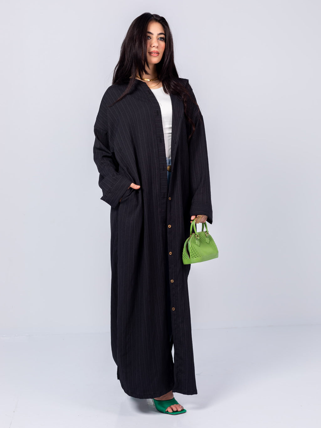 Long-sleeve shirt + dress 1*2