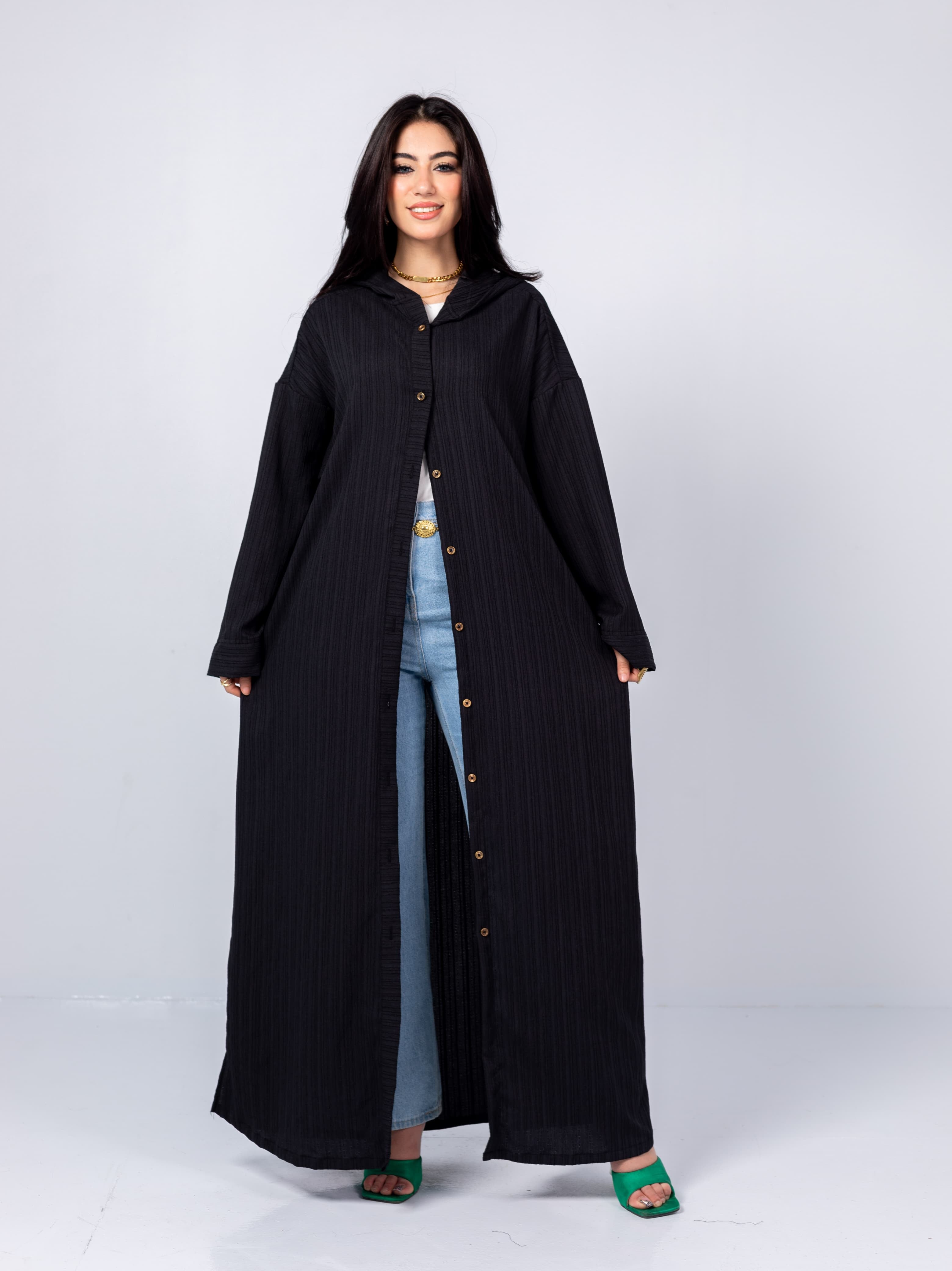 Long-sleeve shirt + dress 1*2