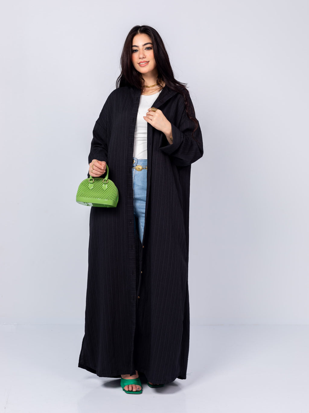 Long-sleeve shirt + dress 1*2