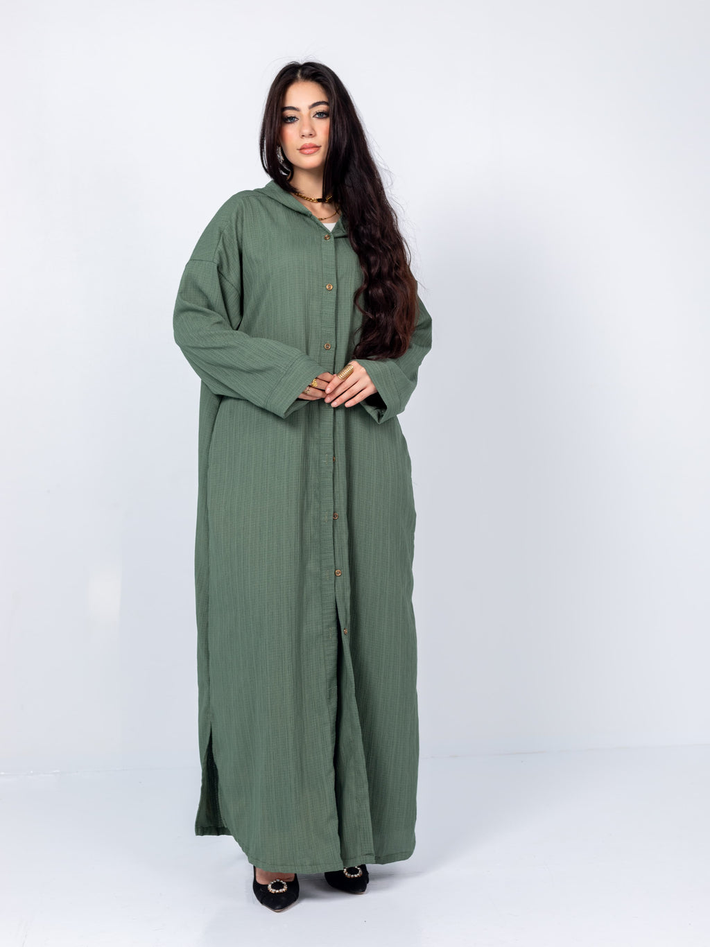 Long-sleeve shirt + dress 1*2
