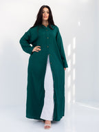 Long-sleeve shirt + dress 1*2