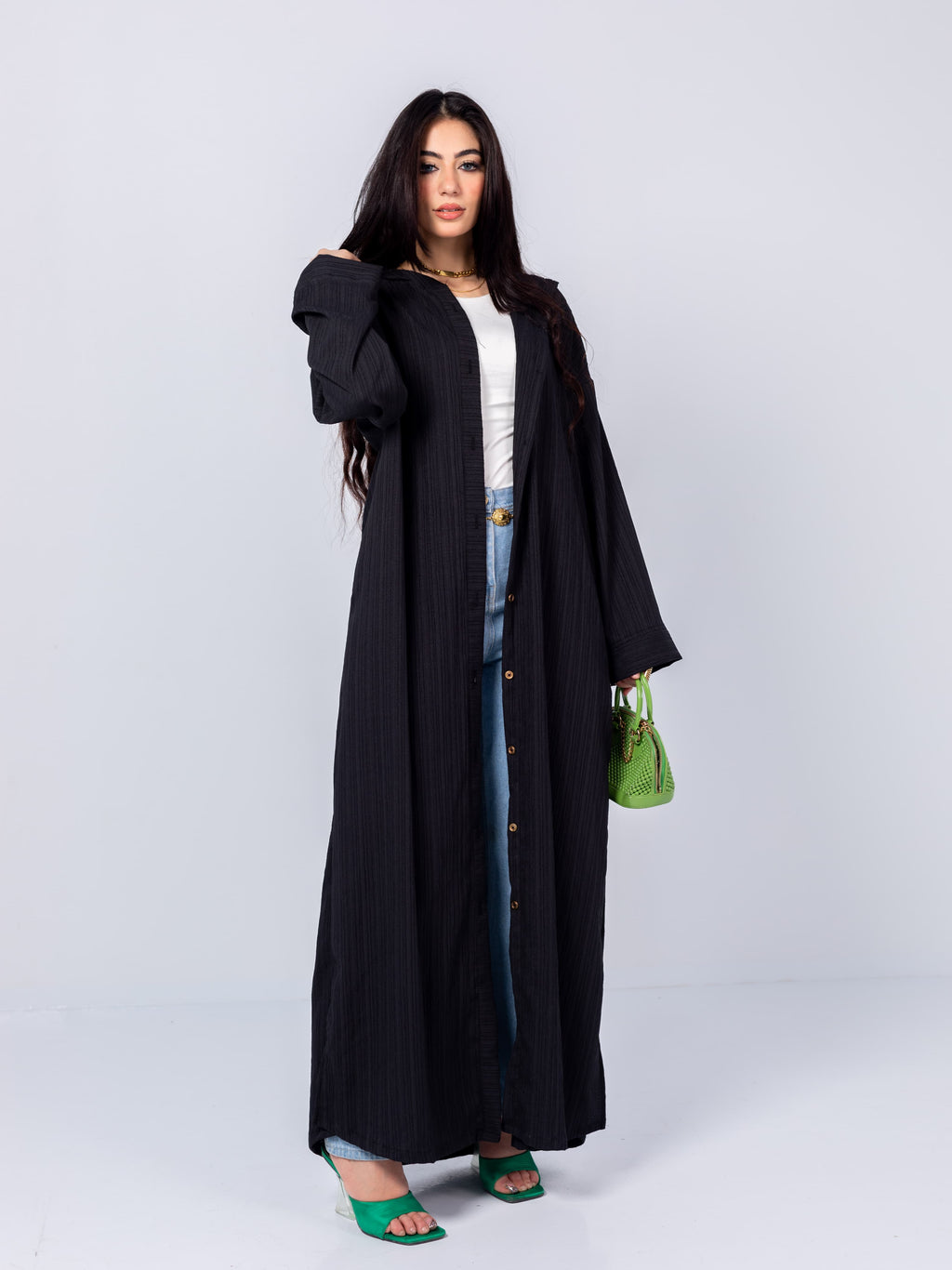 Long-sleeve shirt + dress 1*2