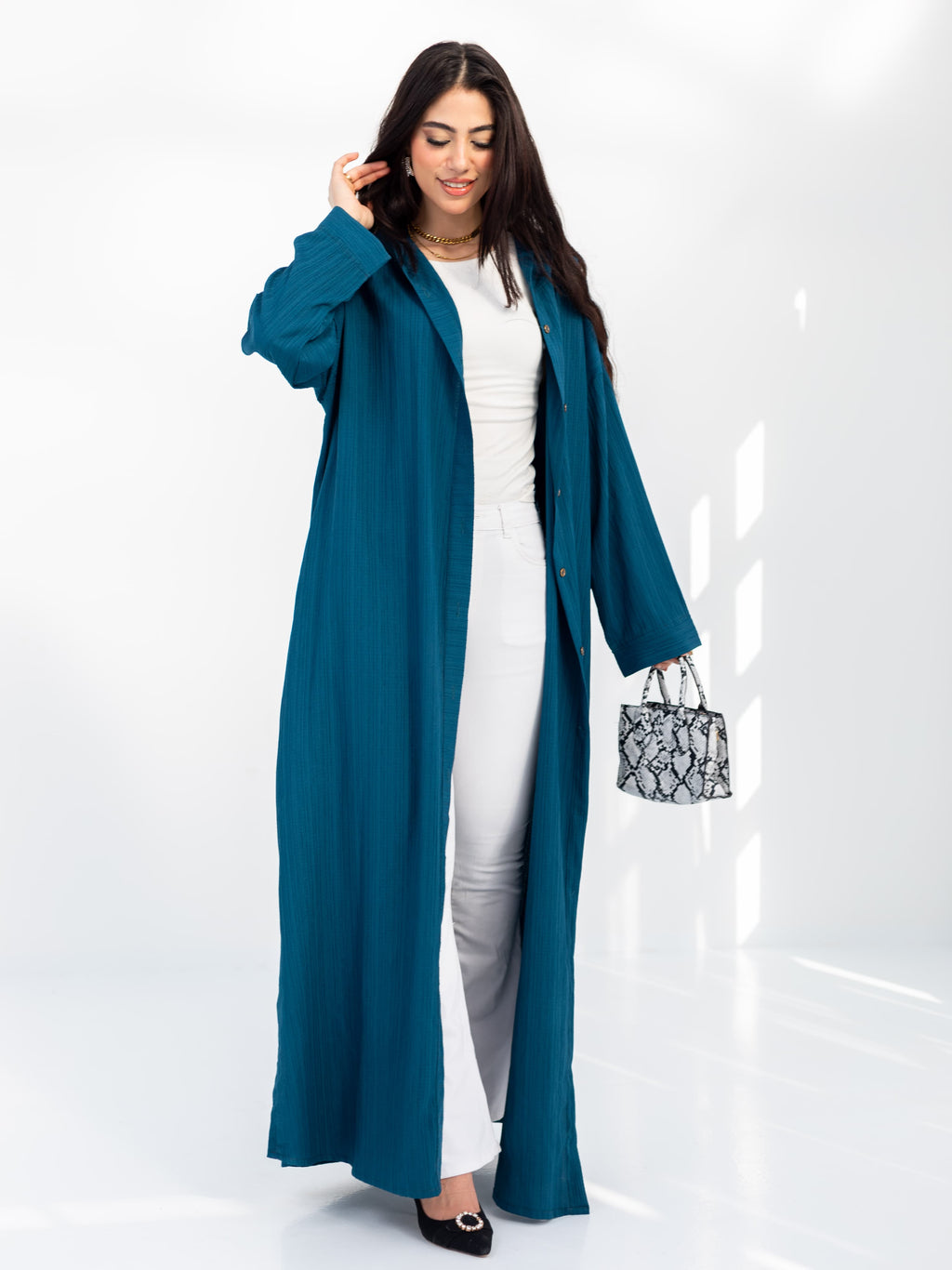 Long-sleeve shirt + dress 1*2