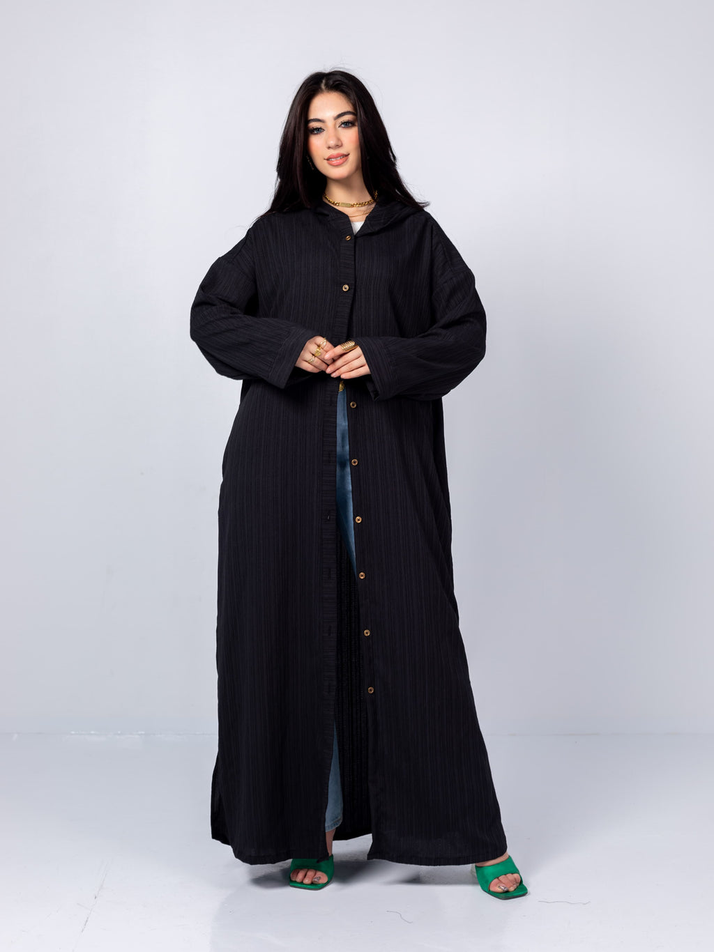 Long-sleeve shirt + dress 1*2