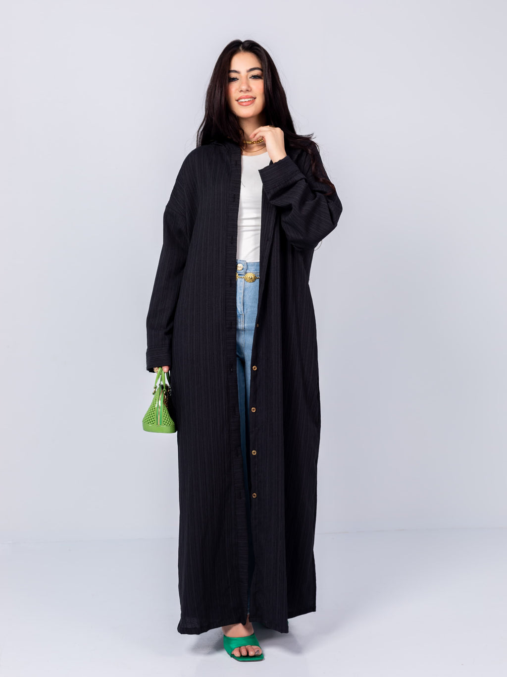 Long-sleeve shirt + dress 1*2