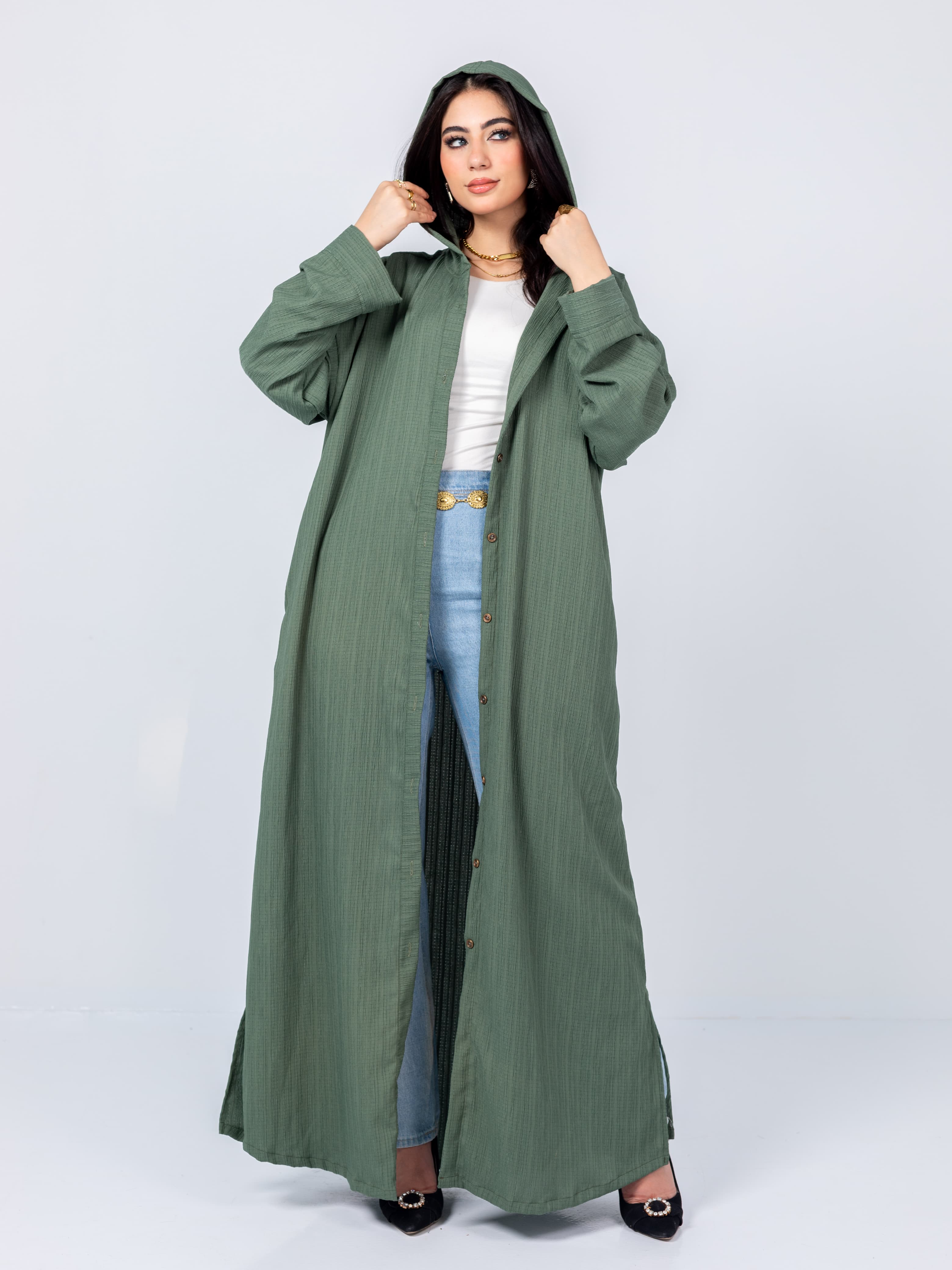 Long-sleeve shirt + dress 1*2