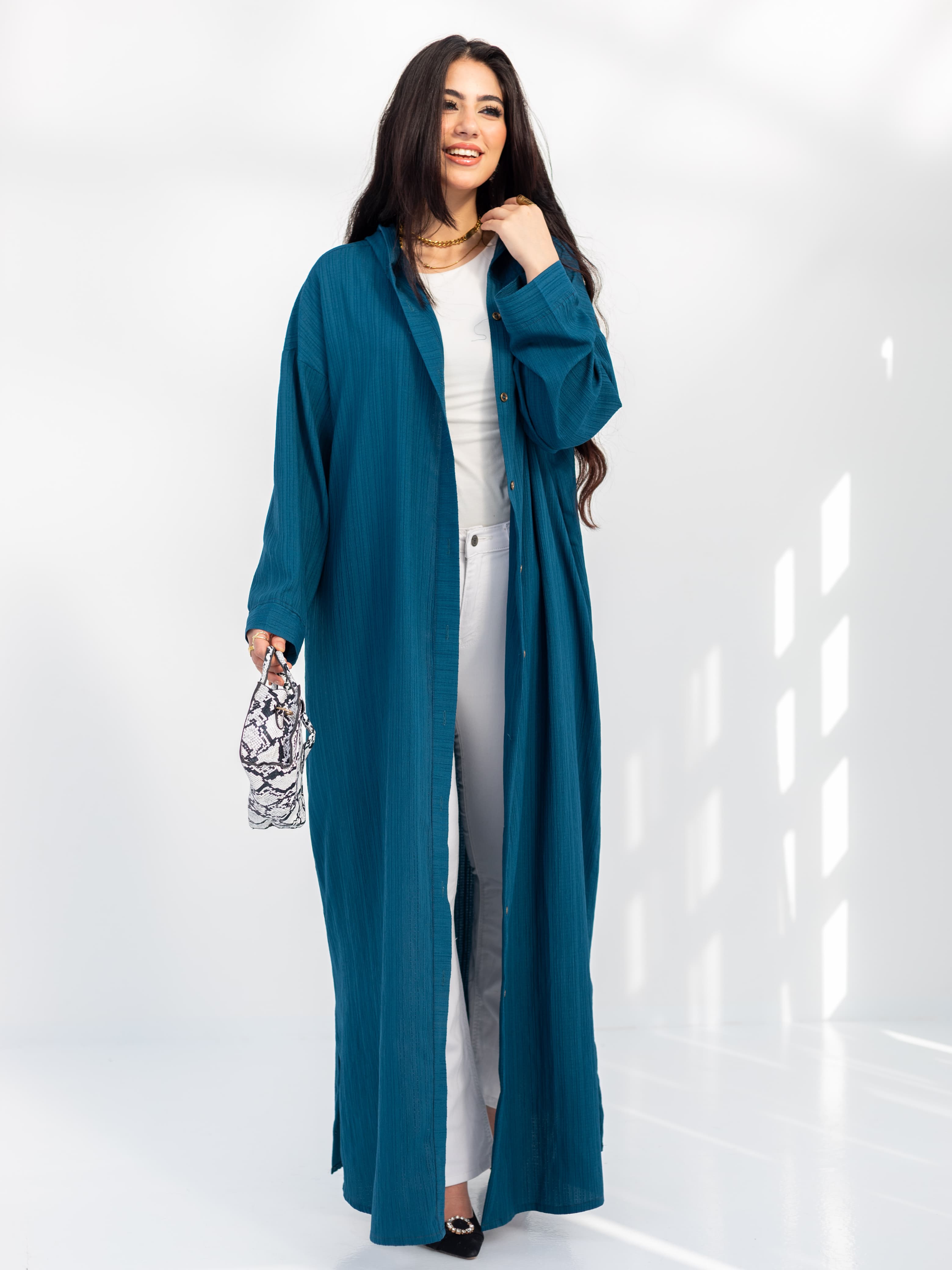 Long-sleeve shirt + dress 1*2