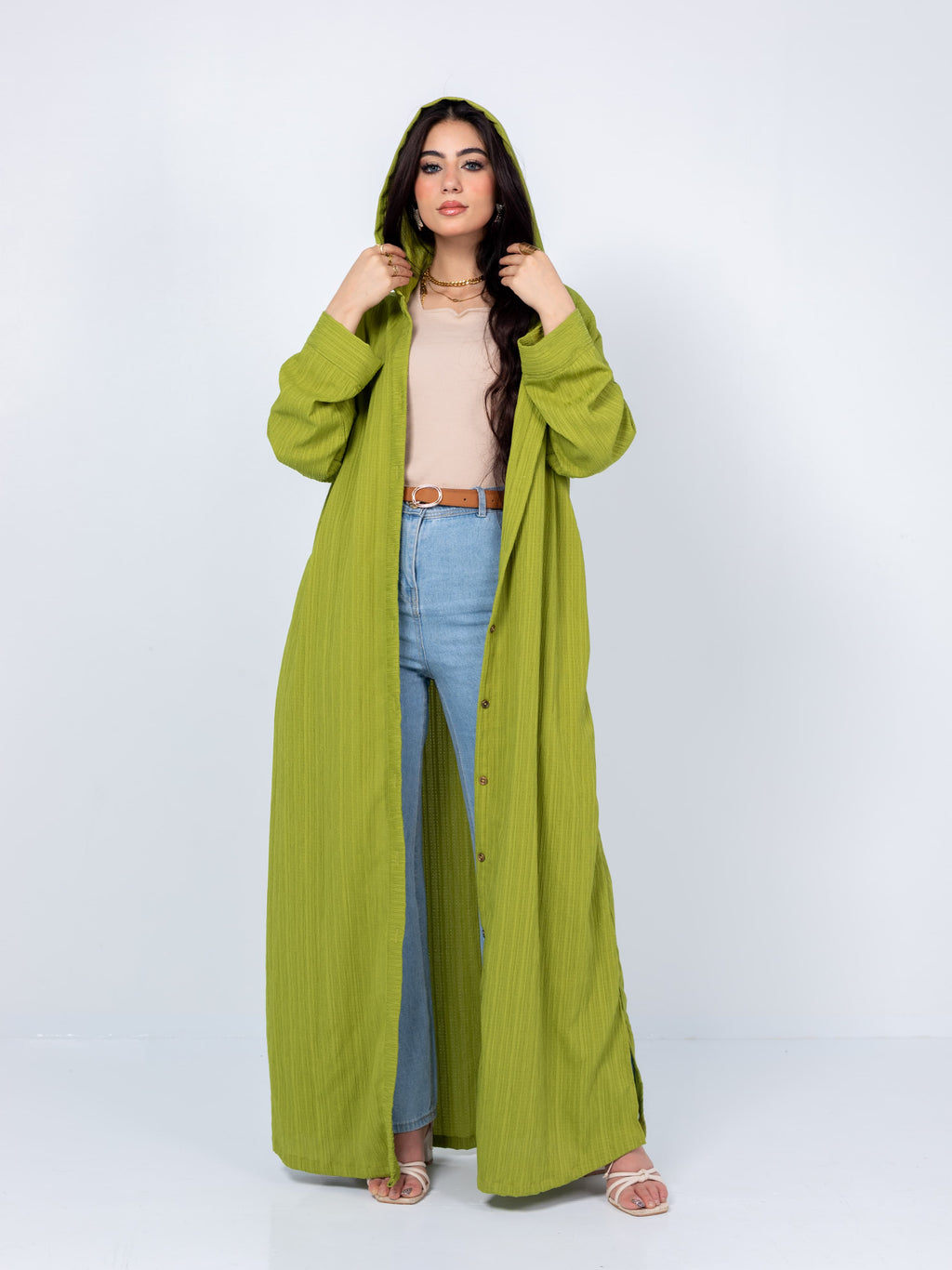 Long-sleeve shirt + dress 1*2