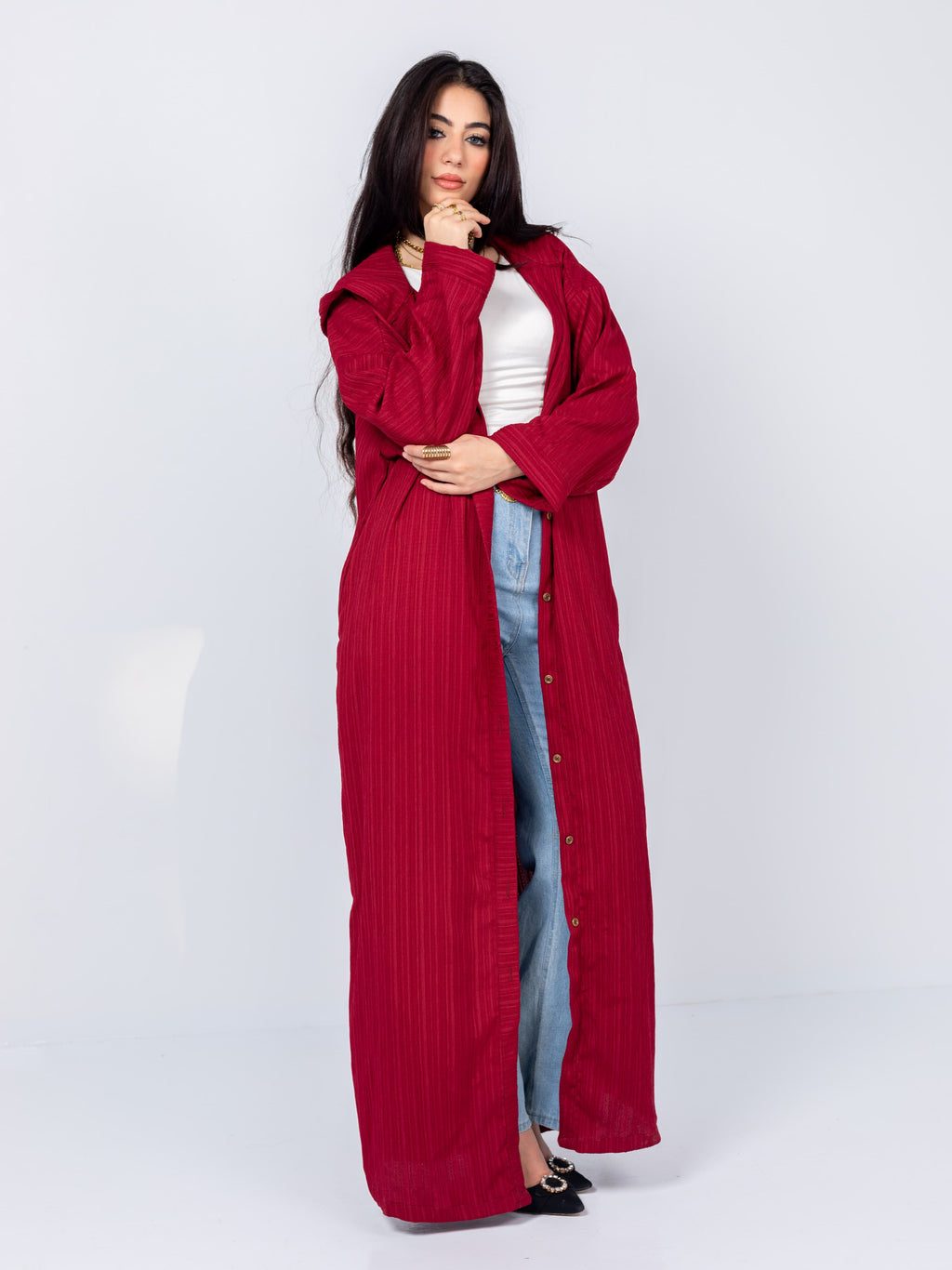 Long-sleeve shirt + dress 1*2
