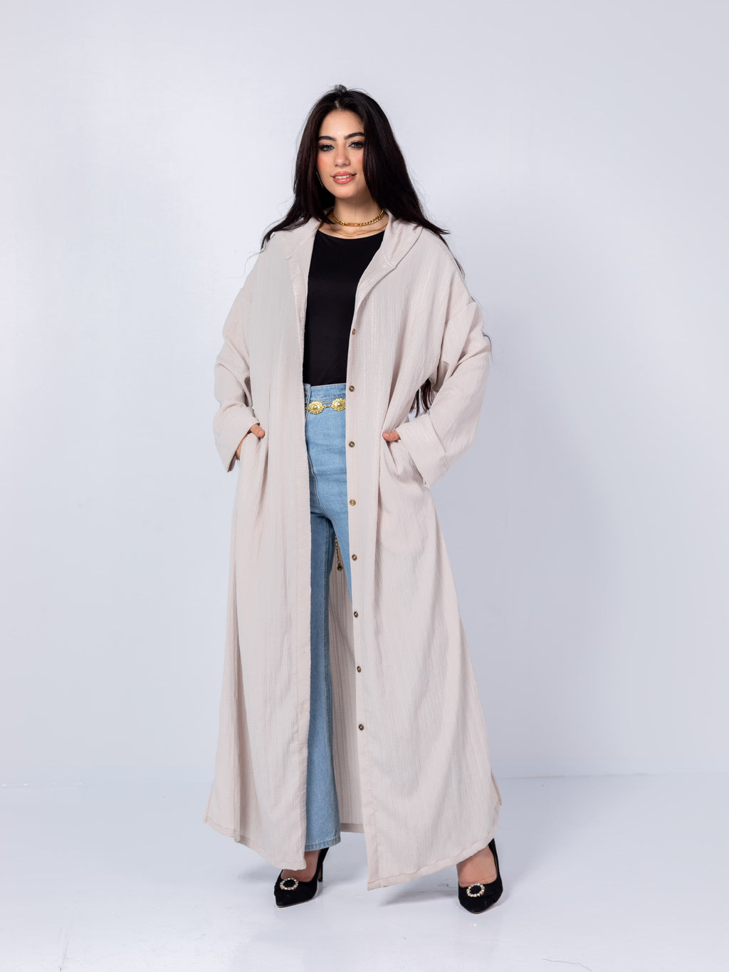 Long-sleeve shirt + dress 1*2