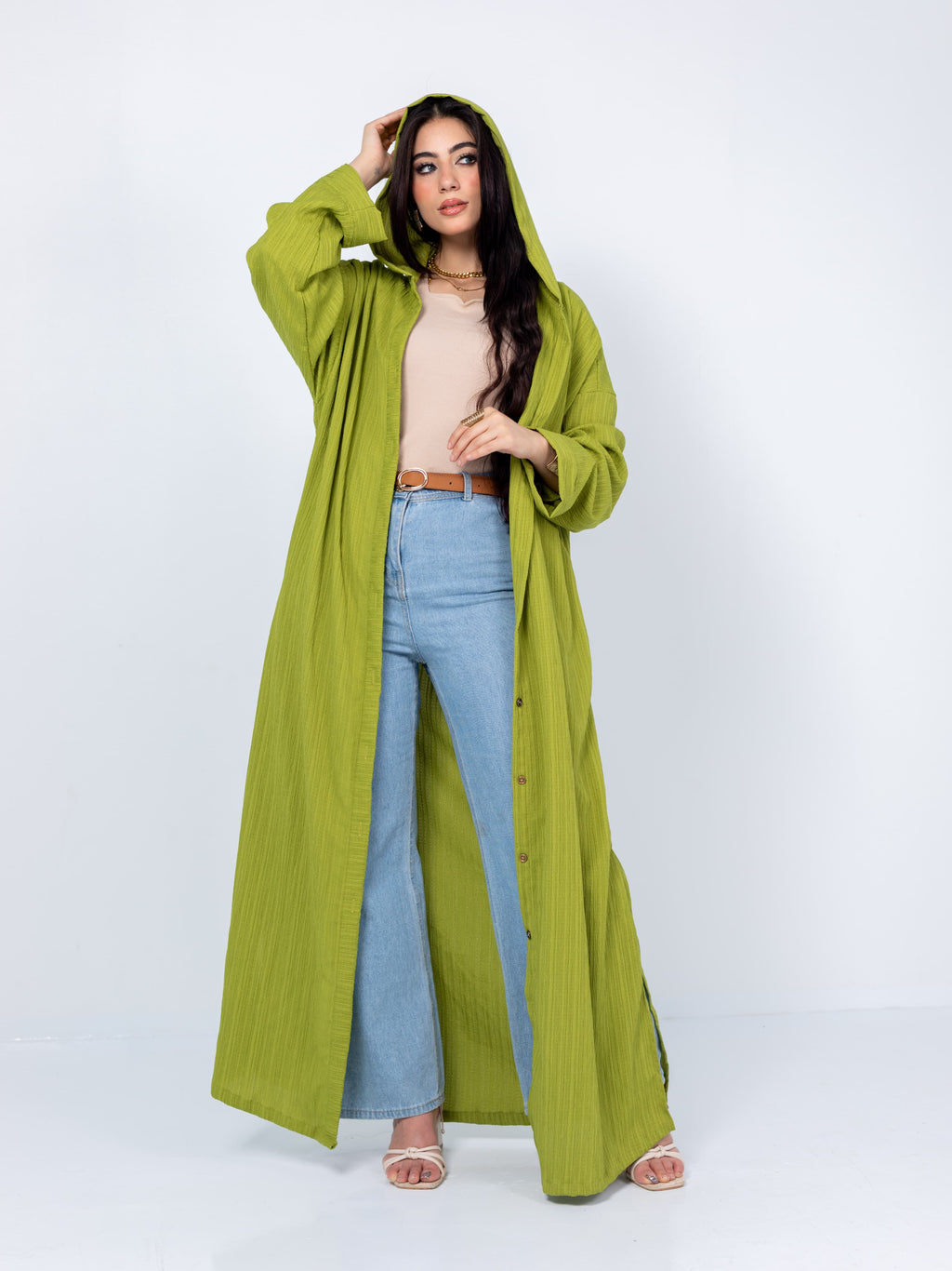 Long-sleeve shirt + dress 1*2