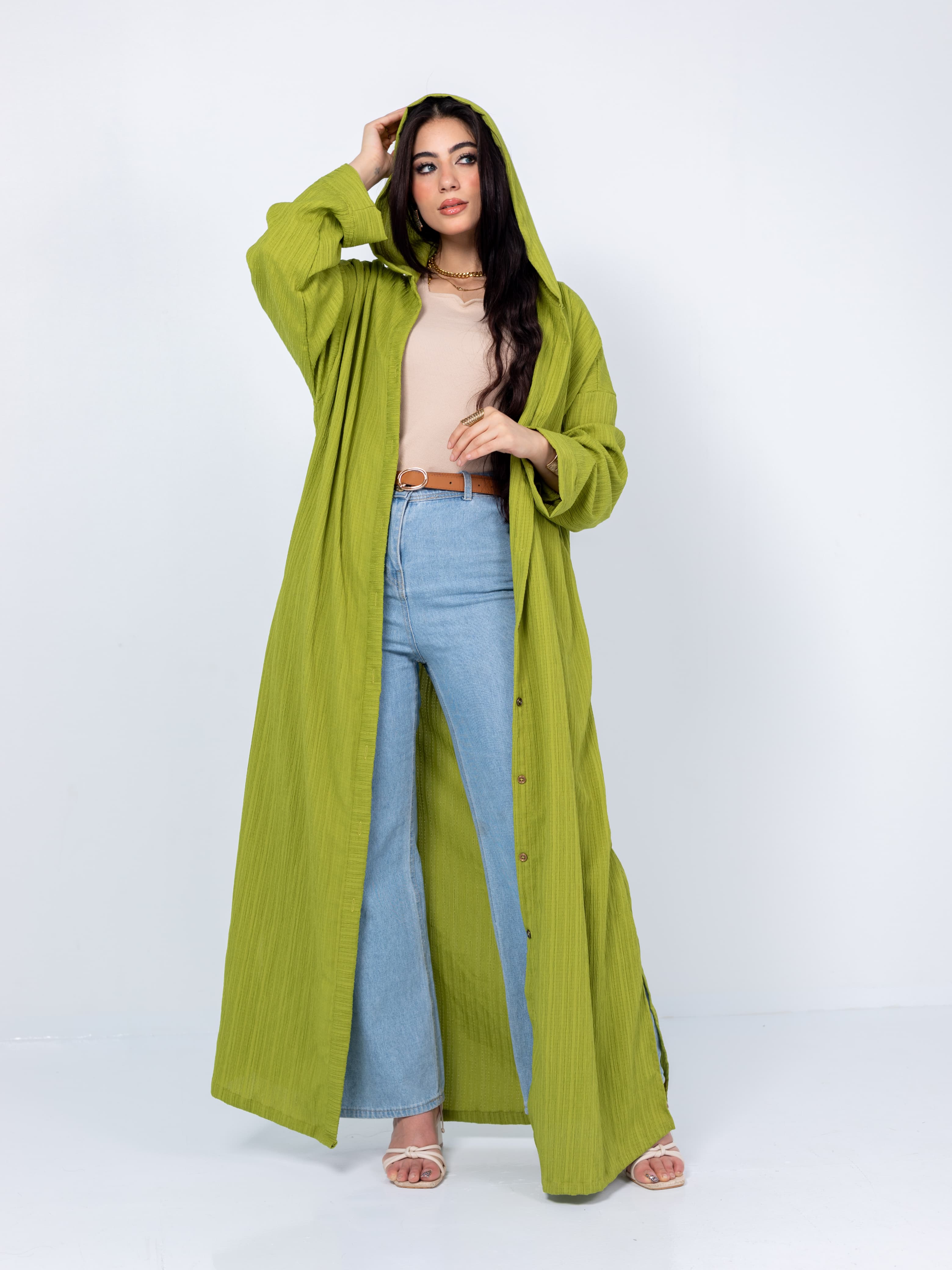 Long-sleeve shirt + dress 1*2