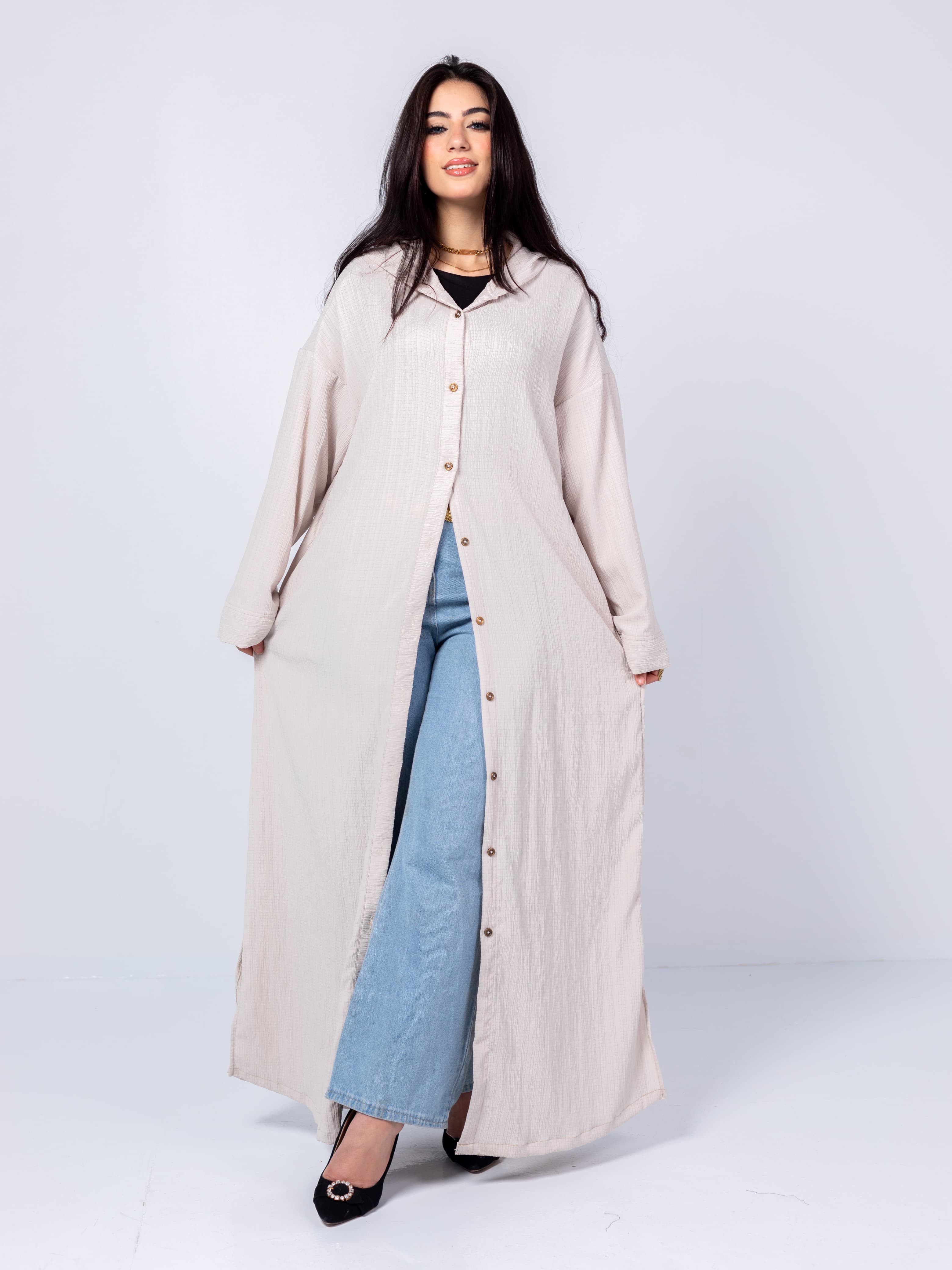 Long-sleeve shirt + dress 1*2