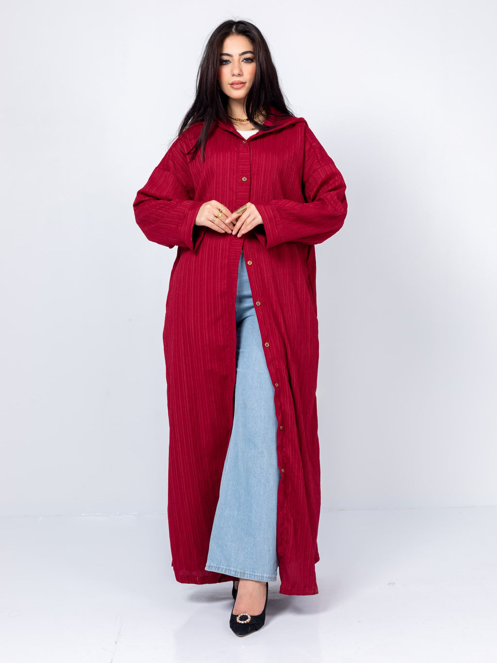 Long-sleeve shirt + dress 1*2