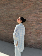 Plaid linen shirt