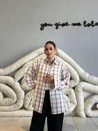 Plaid linen shirt